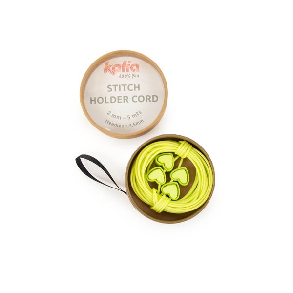 Katia silmukkakaapeli 5m ja 4kpl stoppareita, kaksi kokoa